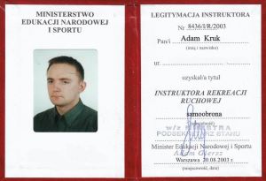 Adam Kruk instruktor Krav Maga